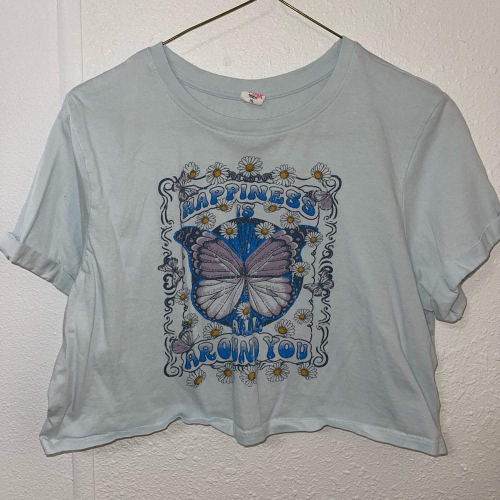 Turquoise Crop top